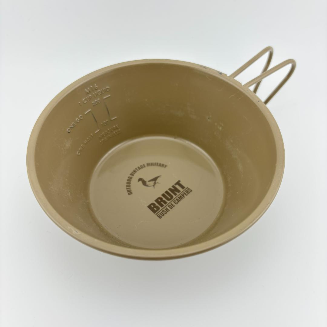 【USED】 BRUNT シェラカップ TAN + 【新品】真鍮ランプ AIOT