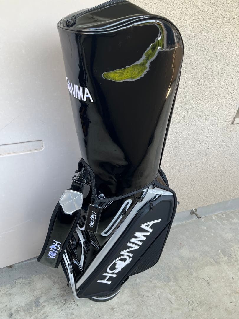 超美品！HONMA 　ホンマキャディバッグ CB12303 ブラック　2023年