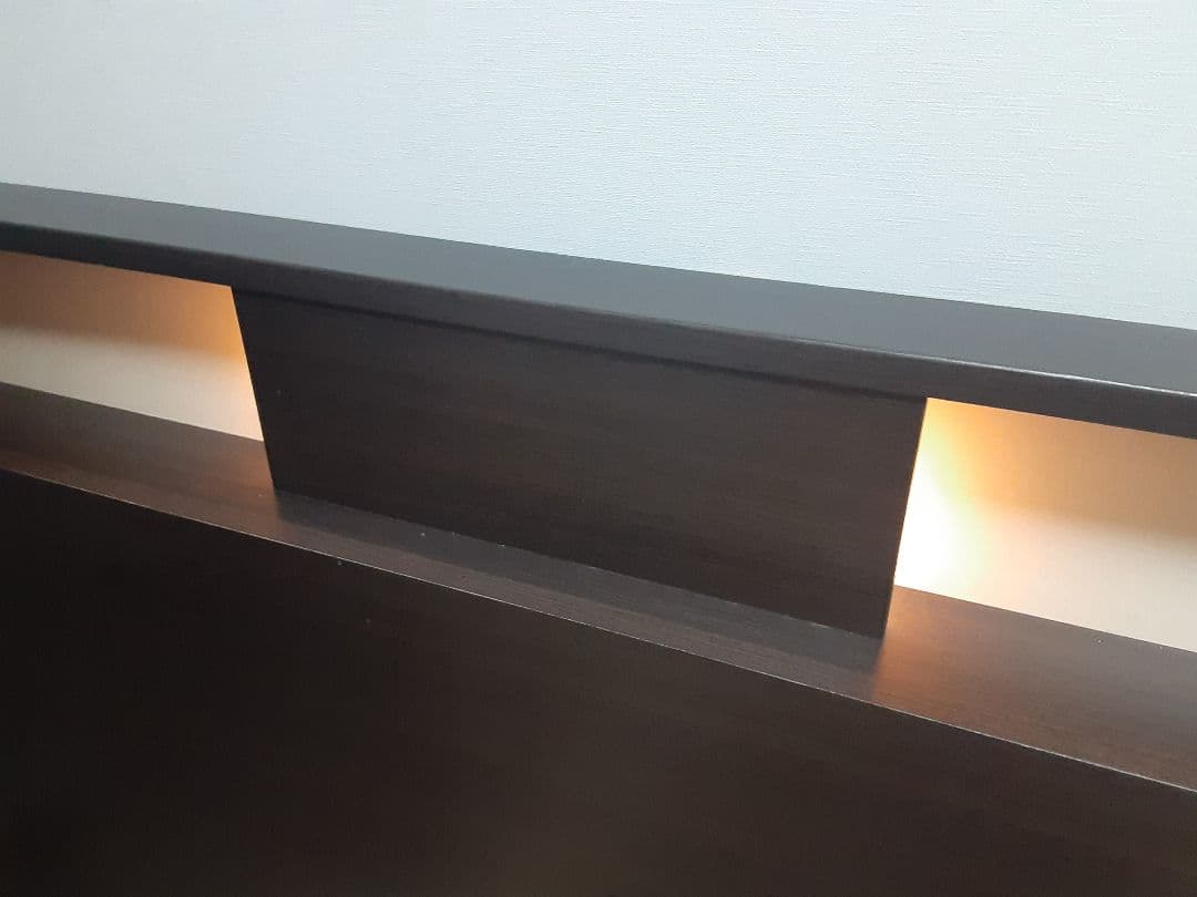 (KS様予定)ダブルベッドフレーム　ダークブラウン　&マットレス