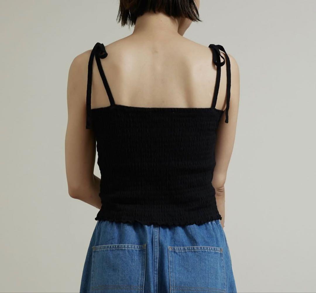 PHEENY / フィーニー　キャミソール BLACK