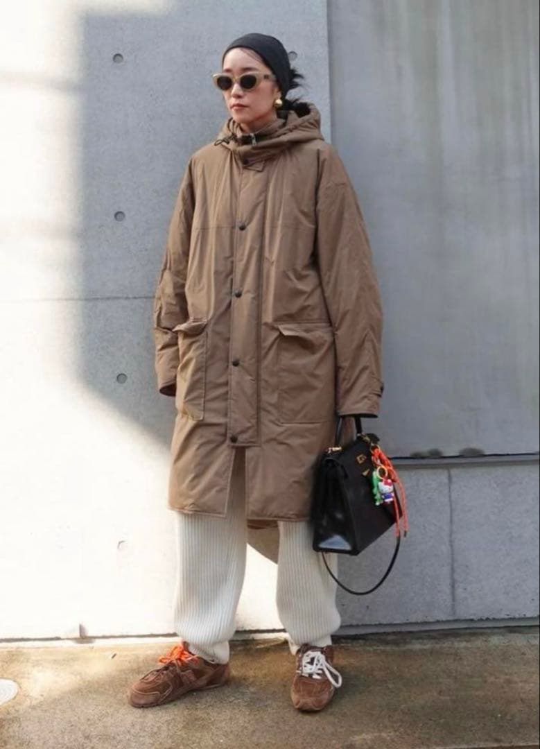 anuke Hooded Coat 36 ベージュ　todayful
