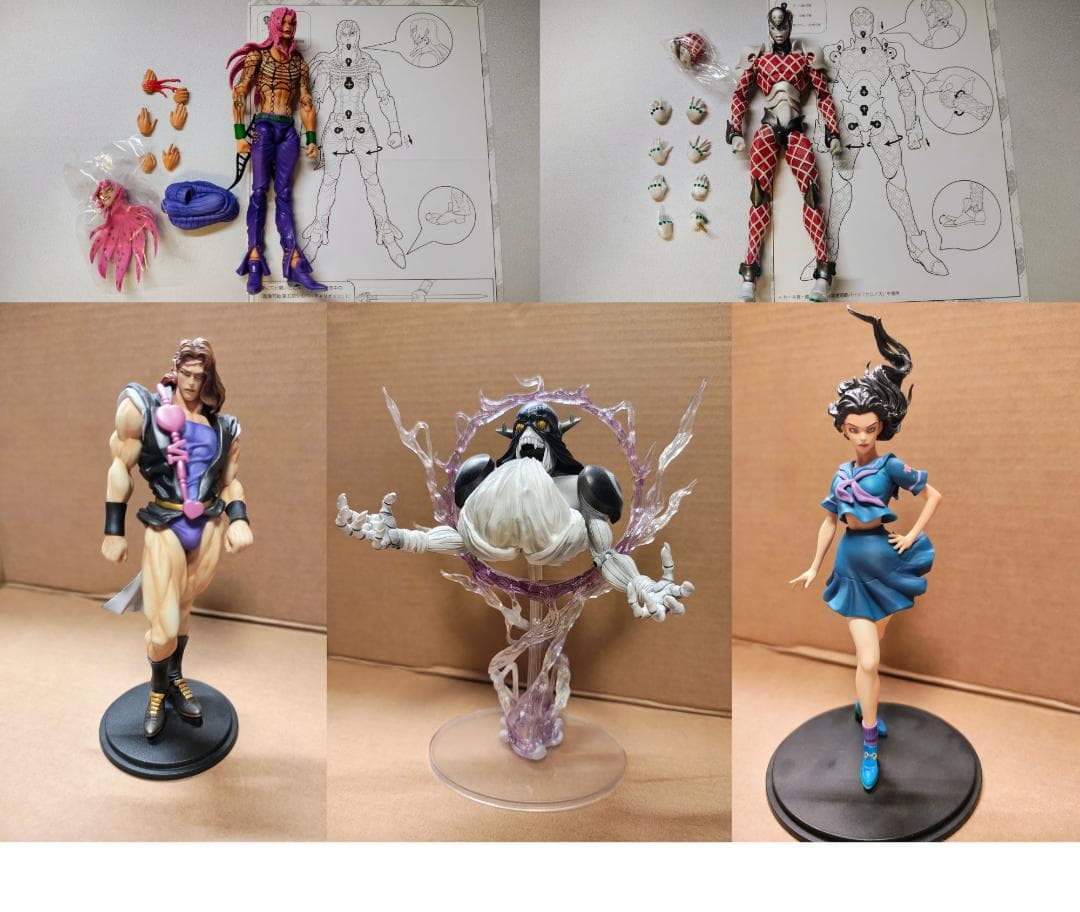 ジョジョの奇妙な冒険 フィギュア 59体　【超像可動】【スタチューレジェンド】