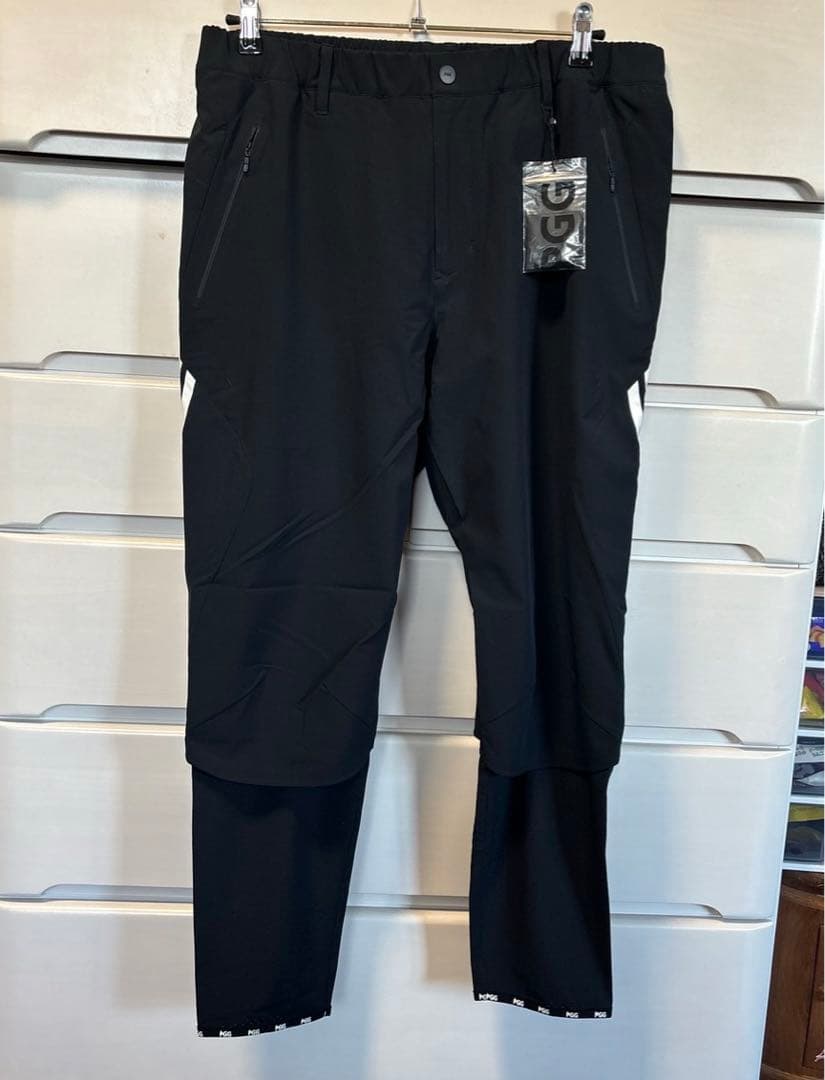 パーリーゲイツPGG Ｐe 4wayストレッチブラックパンツサイズ6