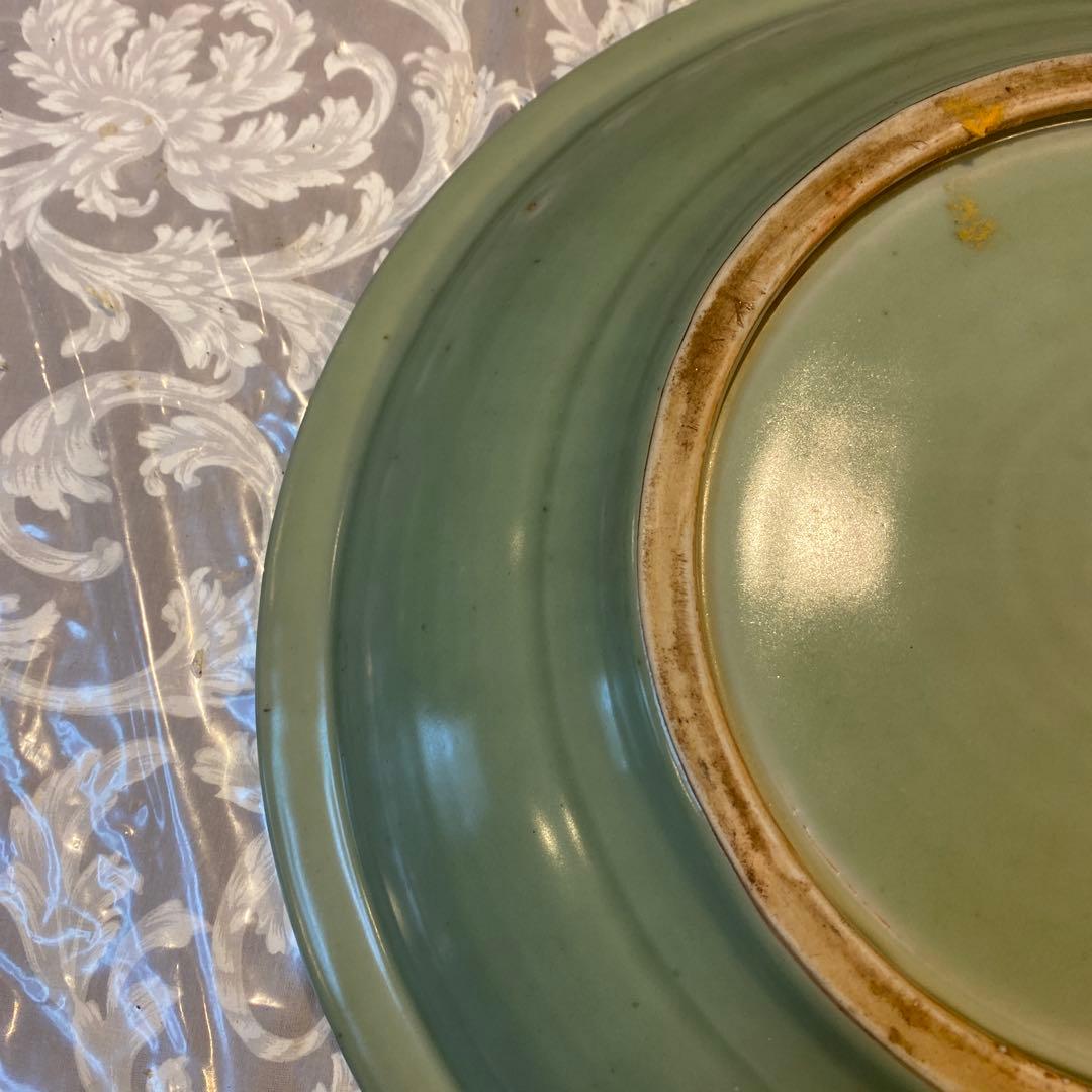 専用　中国古玩　龍泉窯　高麗青磁尺寸大皿