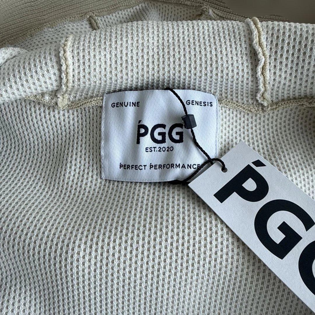 パーリーゲイツBy PGG ベージュ フルジップフードジャケット