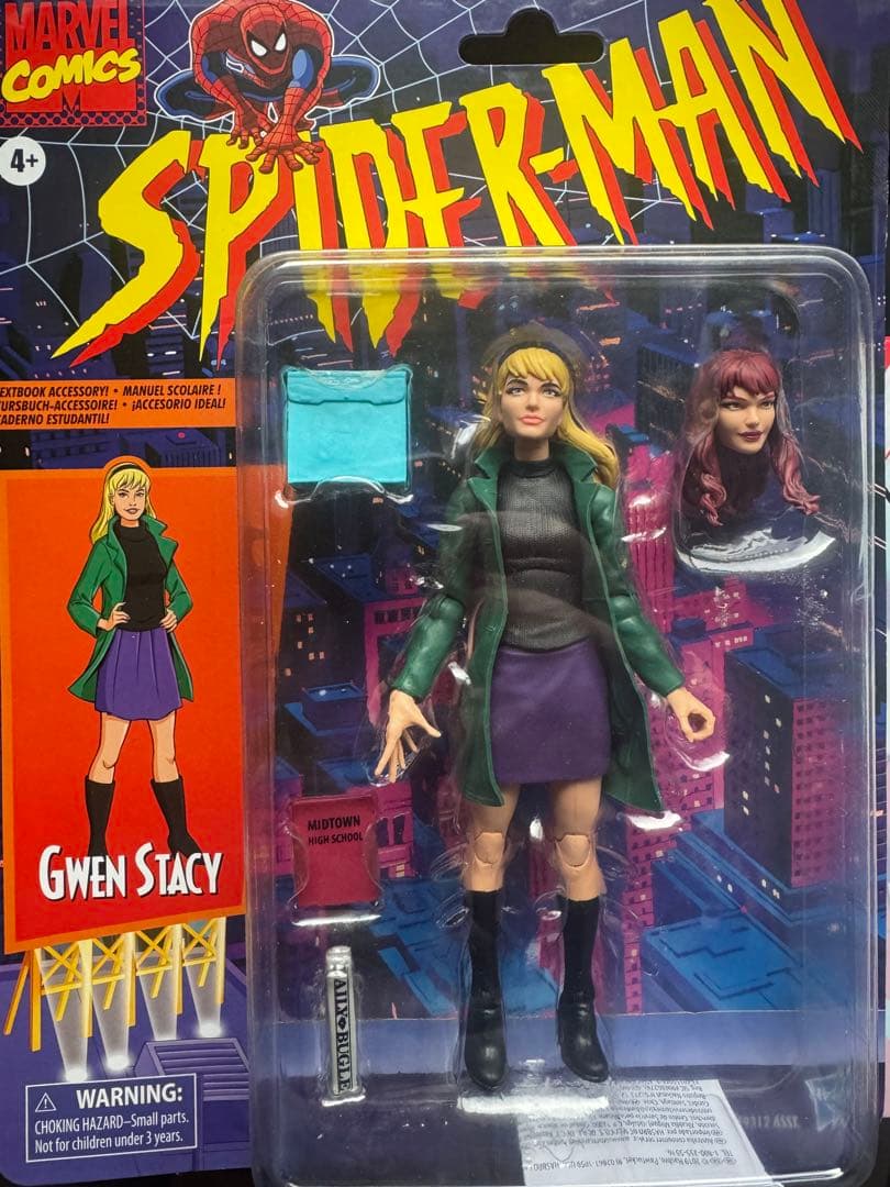 マーベルレジェンド　レトロパッケージ　グウェン　ステイシー