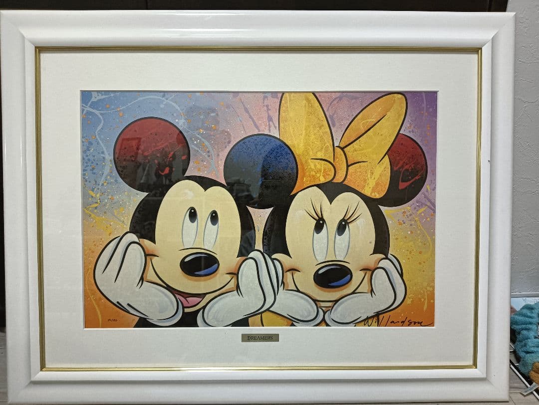 DREAMERS（ミッキー、ミニー絵画）　ディズニー絵画