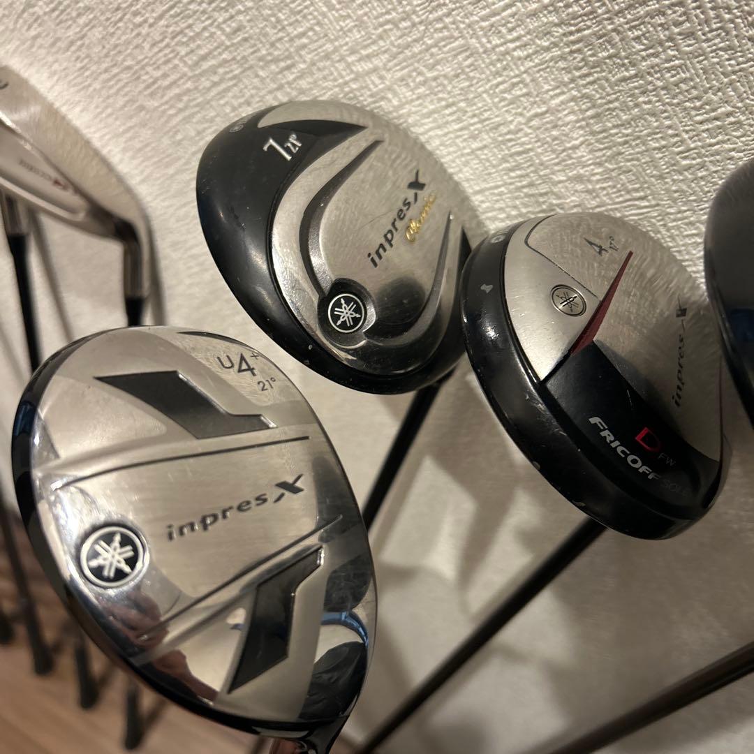 インプレス　メンズ R 15本　右利き　YAMAHA ゴルフセット
