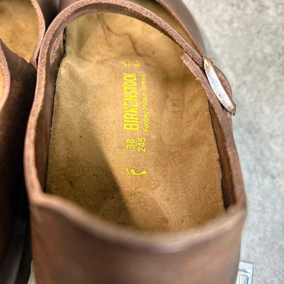 未使用級【ビルケンシュトック】マントバ/MANTOVA/濃茶/廃盤 /ナロー幅◎