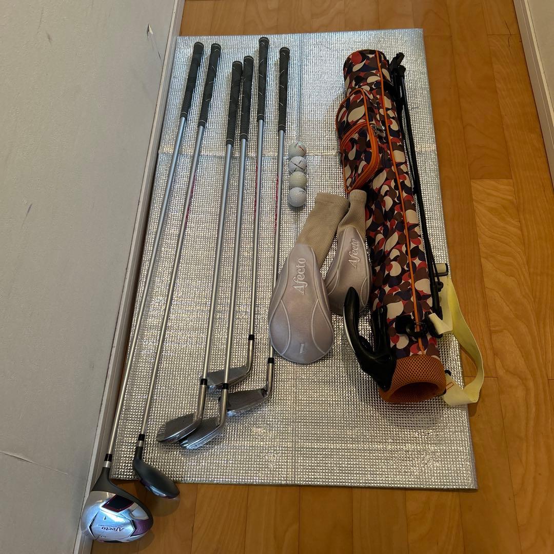 【美品】Afecto レディース クラブセット ウッド・アイアン