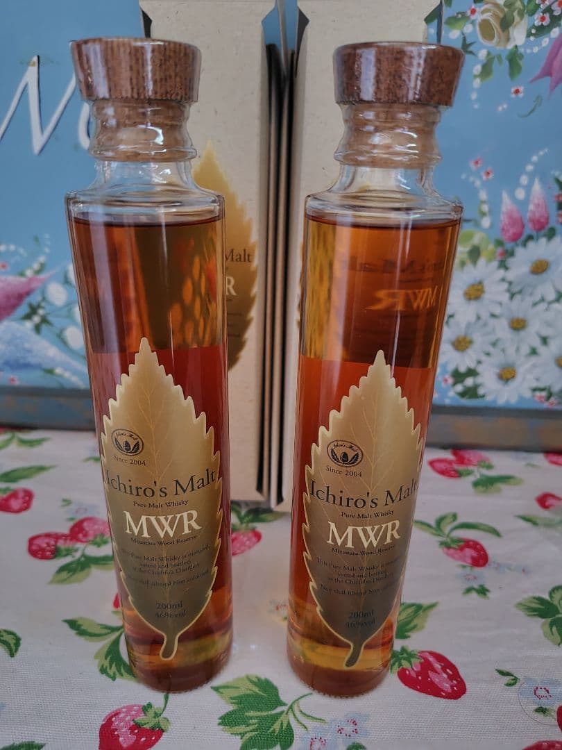 イチローズモルト ミズナラウッドリザーブ　箱付き　MWR 200ml 2本