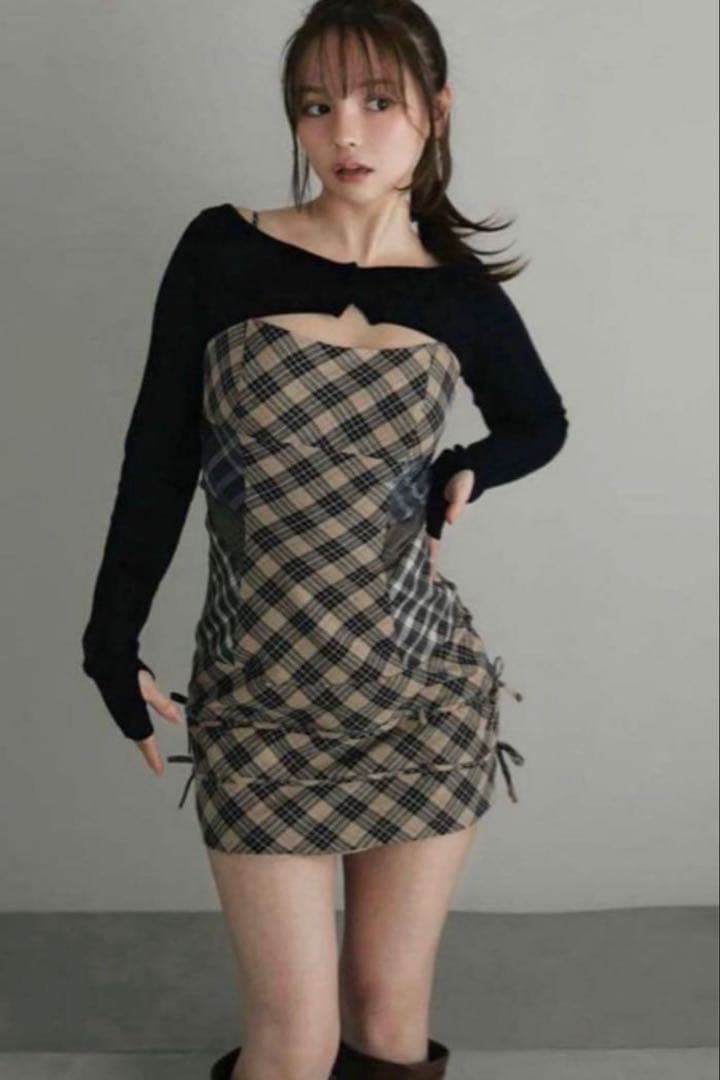 正規品 ANDMARY Aine set mini dress beige