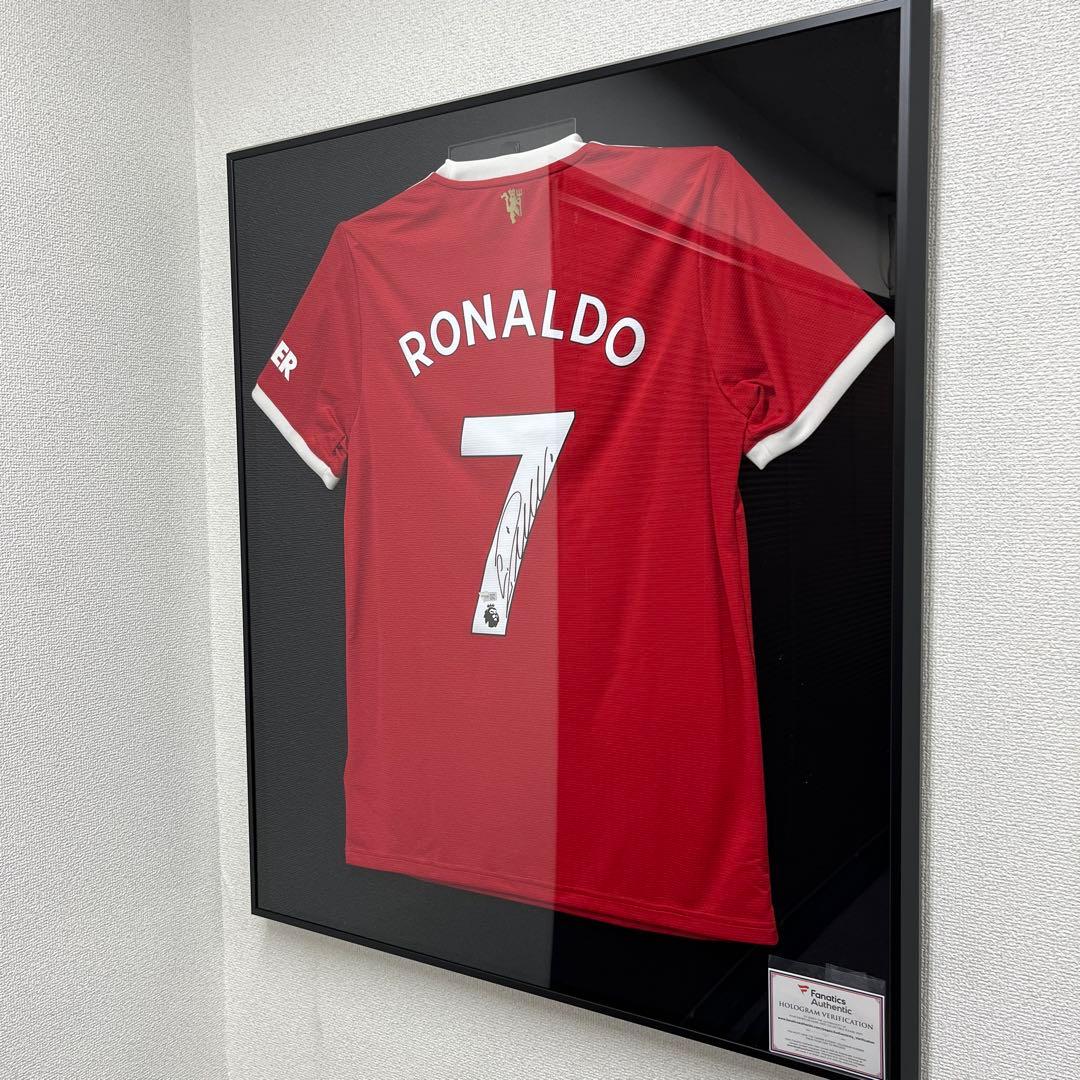 クリスティアーノロナウド 直筆サイン マンチェスター・ユナイテッド ユニフォーム