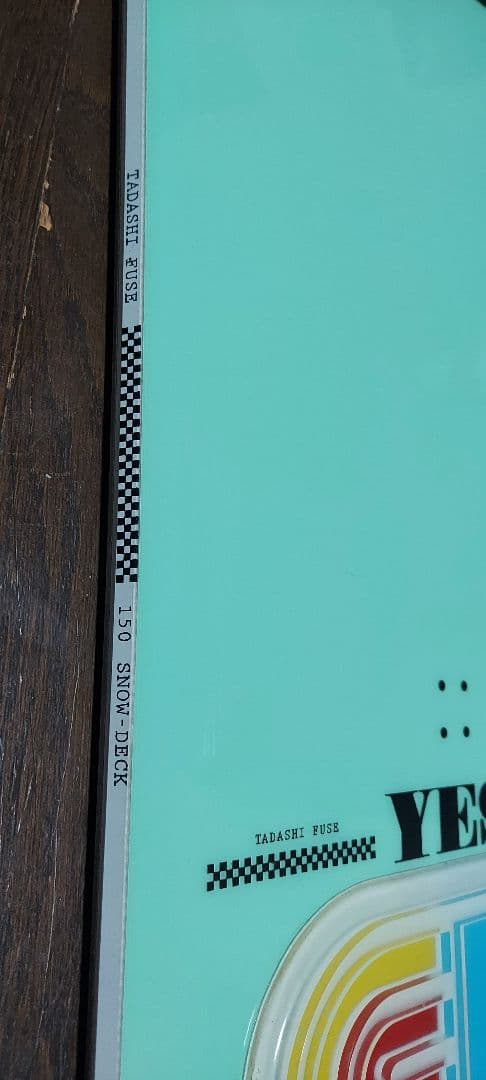 美品 YES 布施モデル × UNION スノーボード