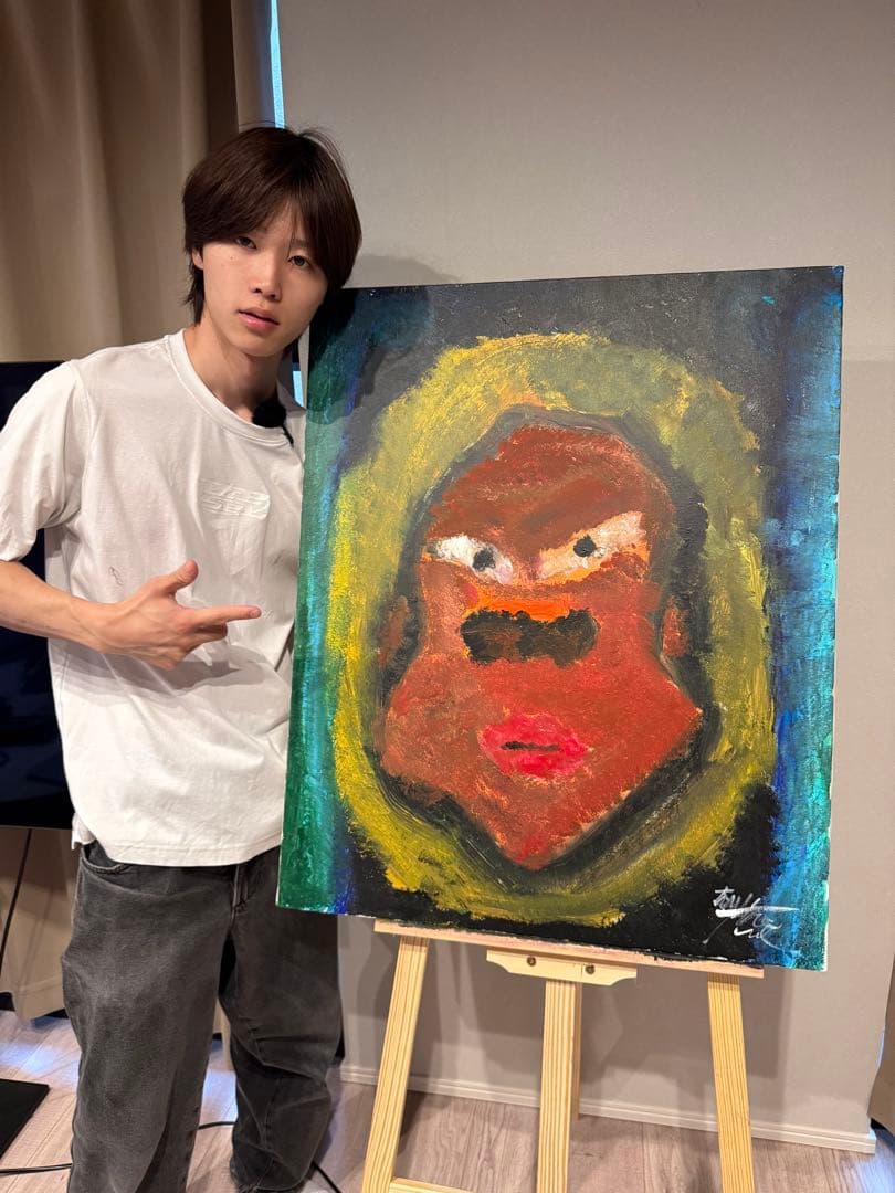 S*2様 マイコちゃん作　「とある日の誰かの肖像画」