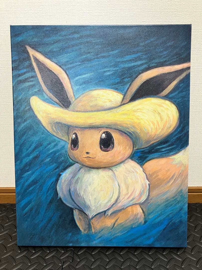 ゴッホ展　イーブイ　キャンバスアート
