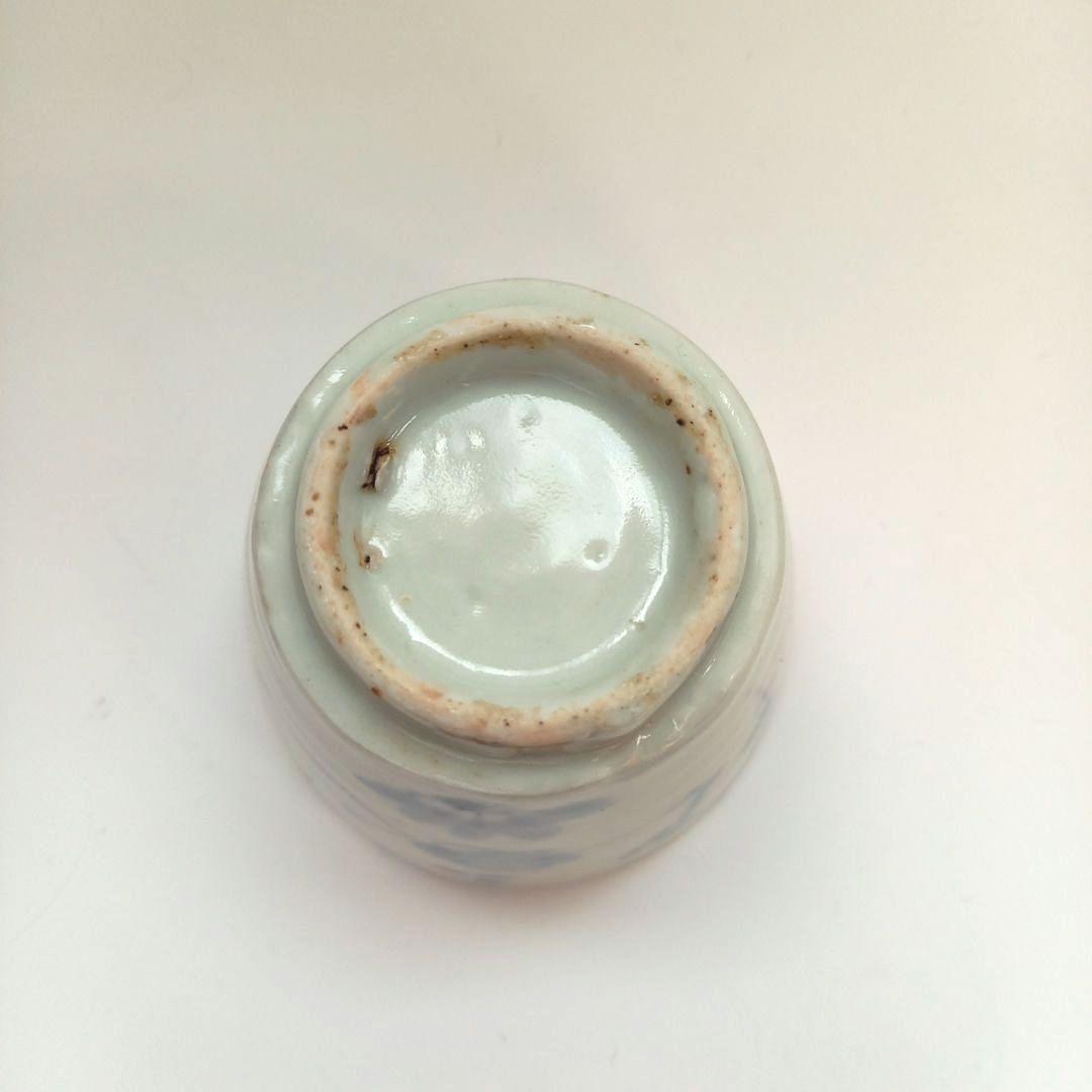 古伊万里　そば猪口　ソバ猪口　染め付け　古道具　アンティーク