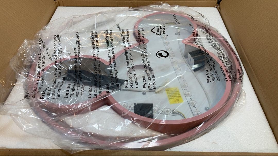 ☆未使用☆ LED シーリングライト　ミッキーマウス　ピンク
