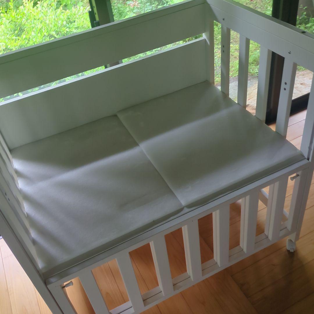 【本体のみ】ディモア　ミニベッド&デスク / ベビーベッド 日本製