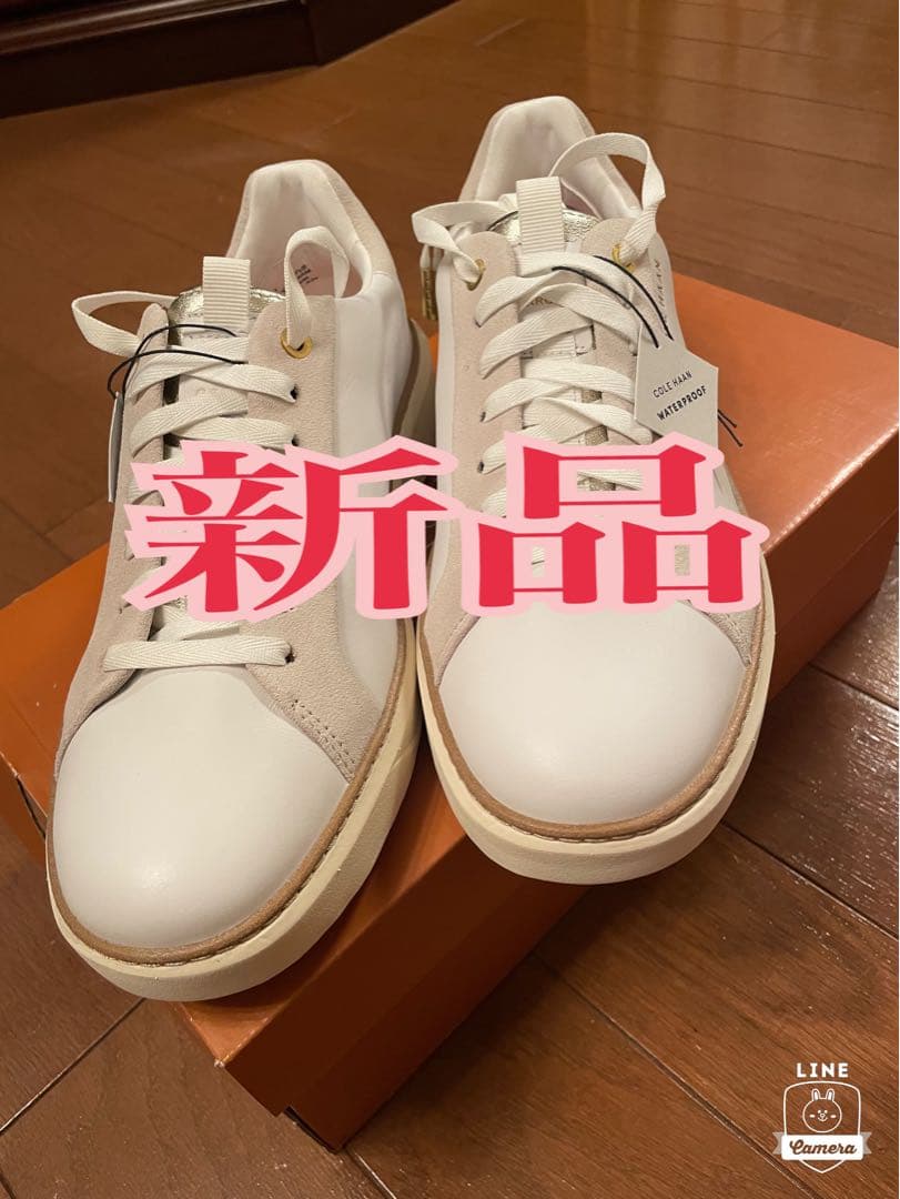 【新品未使用】COLE HAAN ホワイトスニーカー