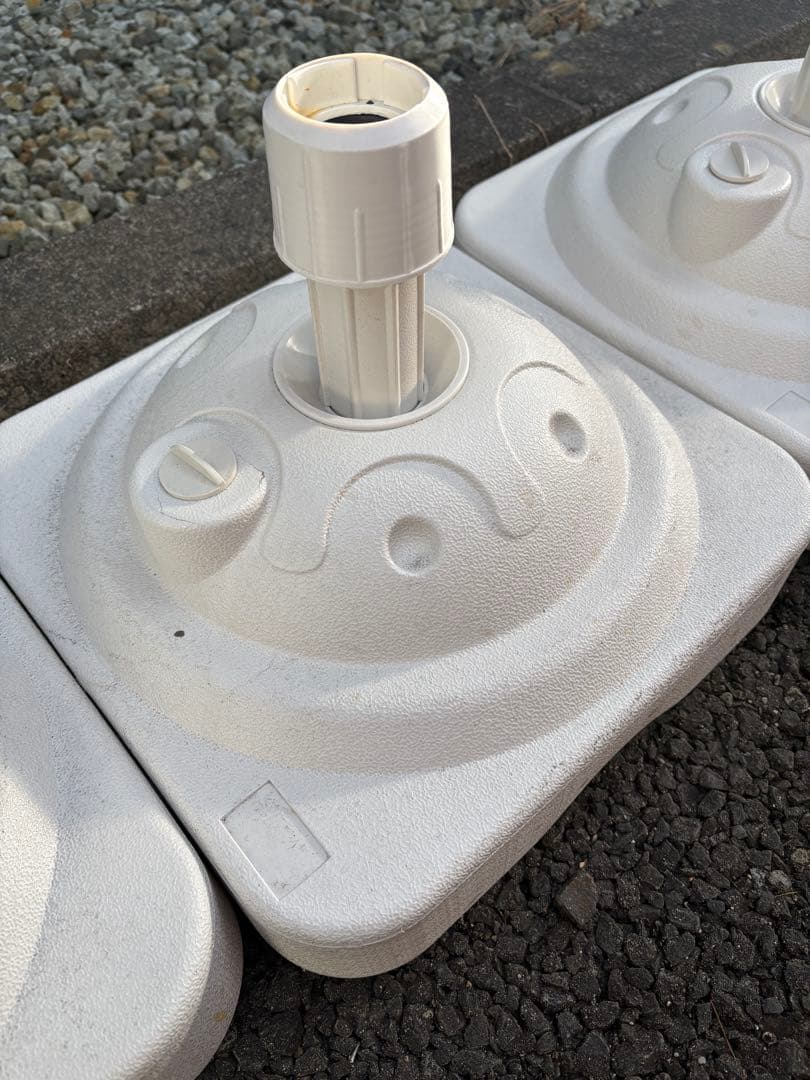 • 【18個セット】のぼり旗 注水式 立て台 スタンド ホワイト まとめ売り