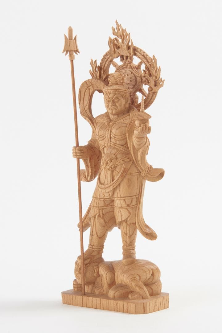 欅　毘沙門天　20ｃｍ #067