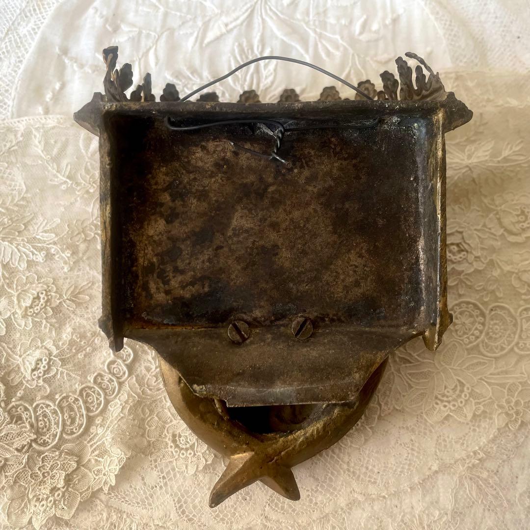 【レア】真鍮製天使のコンソール壁掛けエンジェル　フランスアンティーク