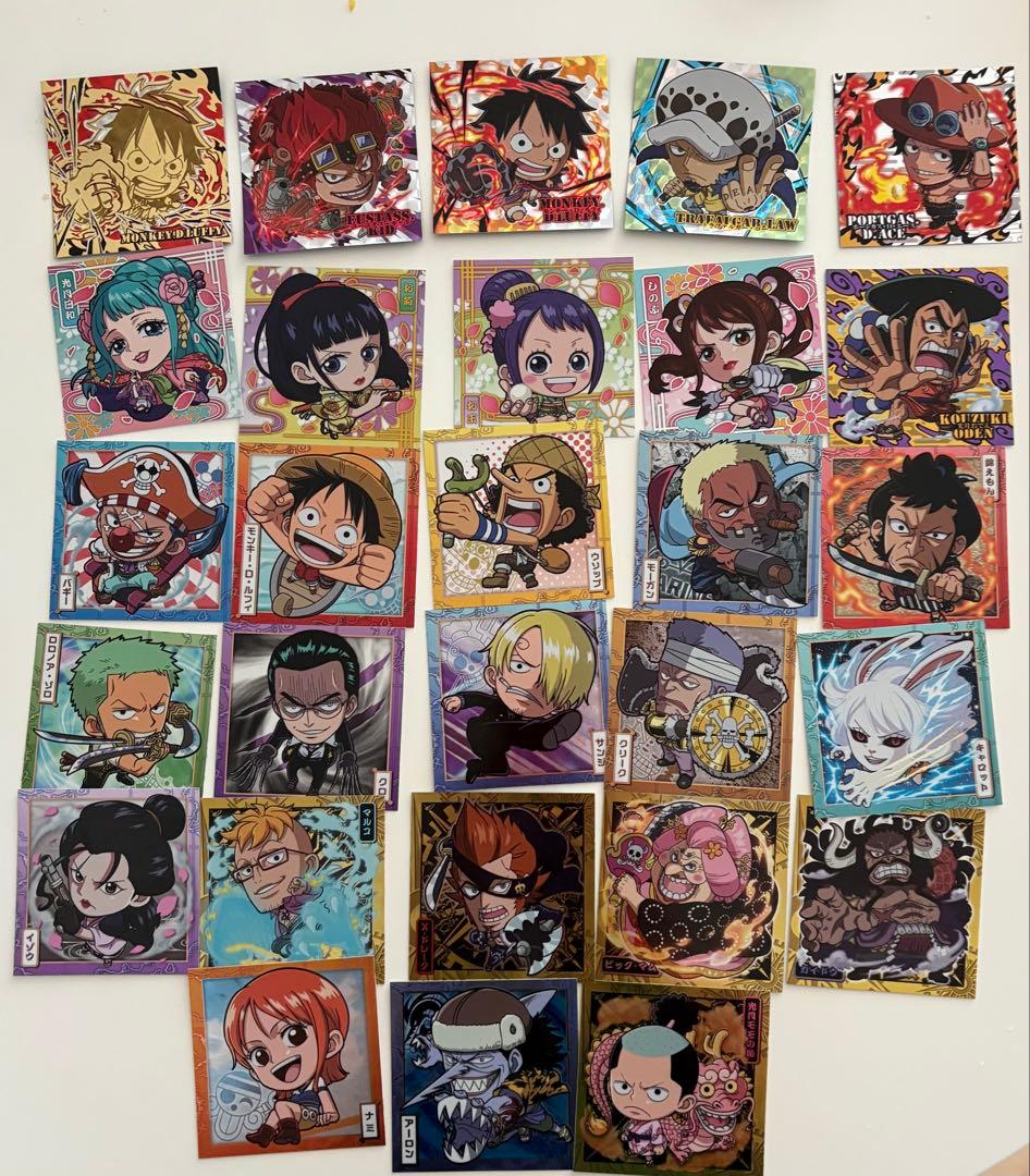 ワンピース　ウエハース　金　ルフィ　1弾　セミ　コンプリート　まとめ売り