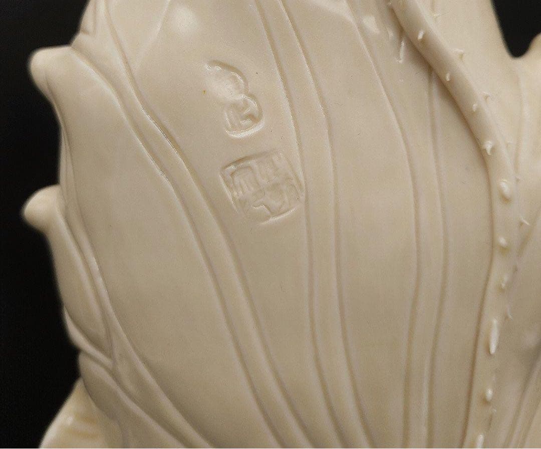 古美術 白磁觀音像 仏像 何朝宗 オブジェ