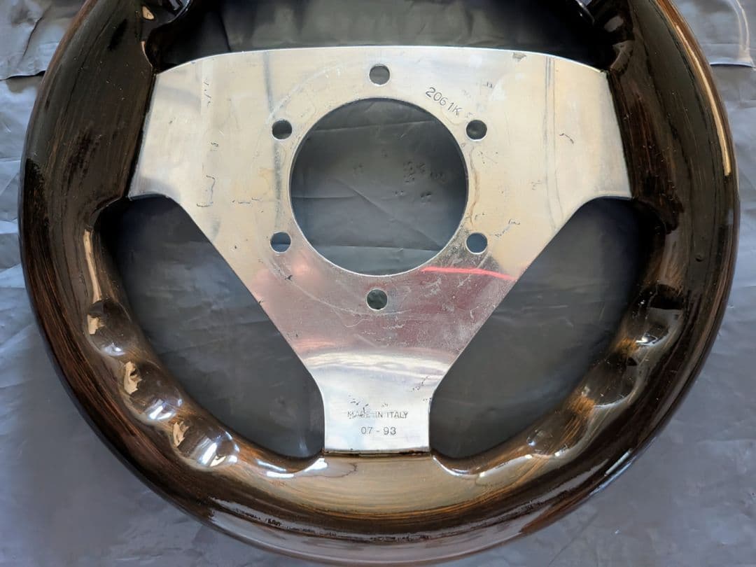 【小径】２３パイ　MOMO　加工　ステアリング　おまけ　星型カラフルつり革　付き