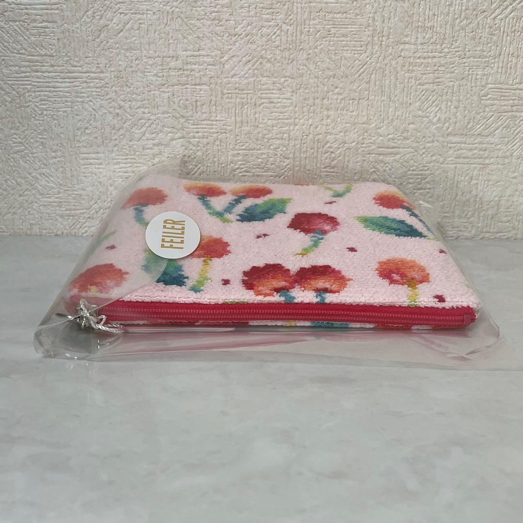 【未開封】FIELER フェイラー チェリードット ポーチ＆ハンカチ 2点セット