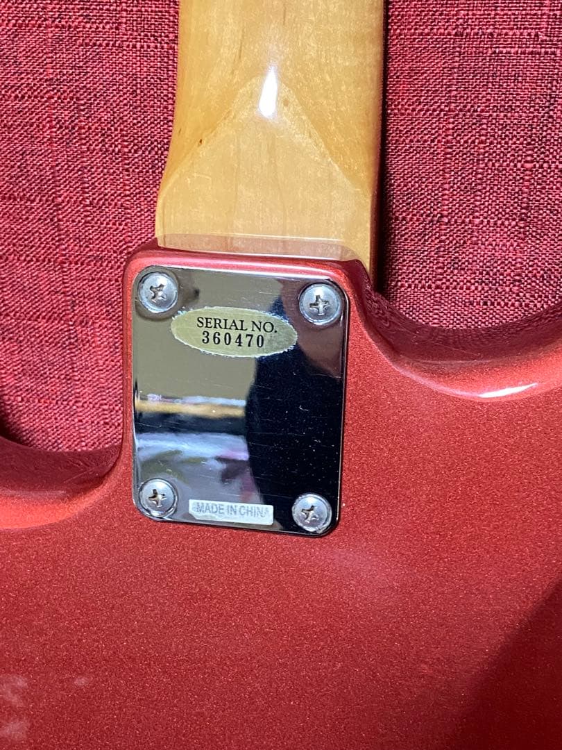 【美品】BUSKER'S バスカーズ ストラトキャスター 赤 エレキギター 入門