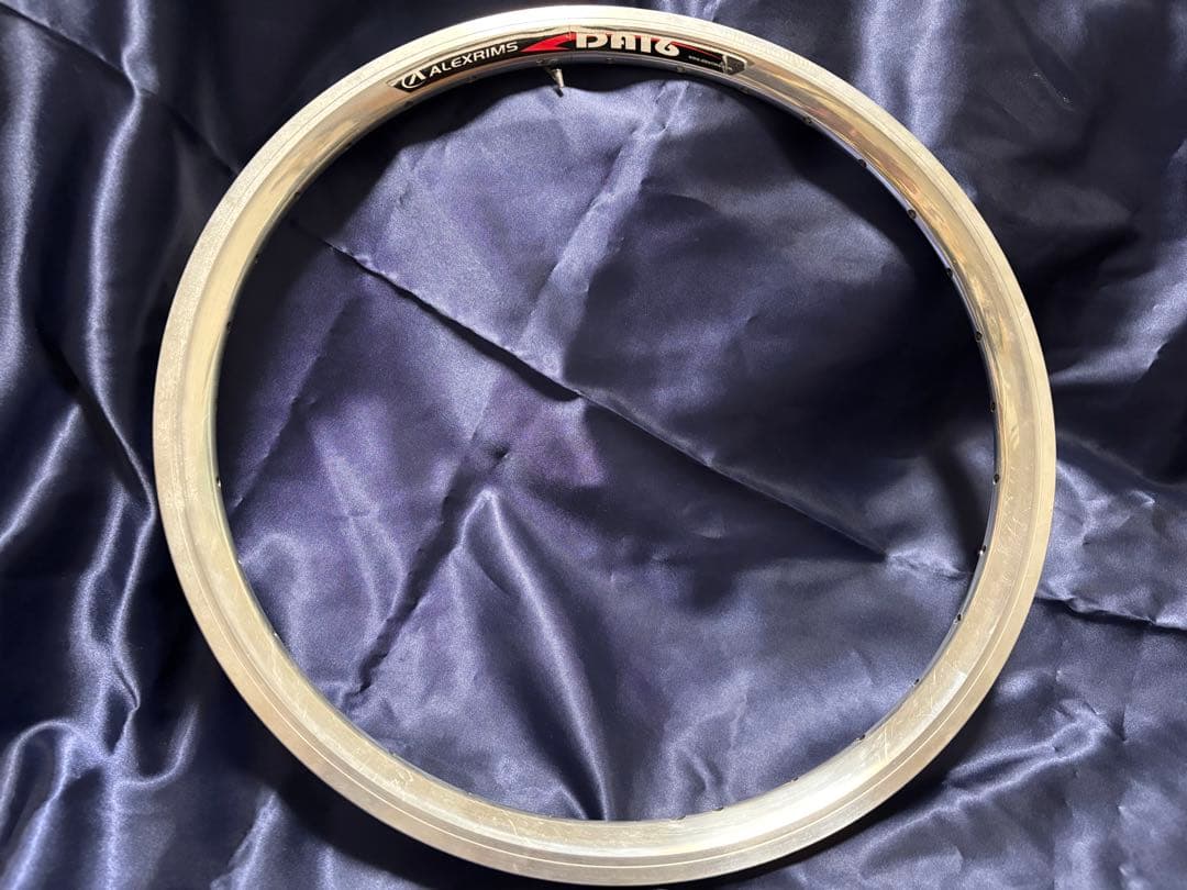 【低走行】アレックスリムズDA16ポリッシュ32穴 & 18タイヤ　前後セット