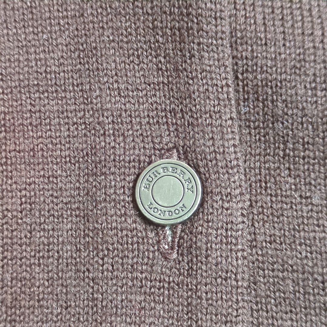 BURBERRY LONDON アンサンブル　カーディガン ニット ブラウン