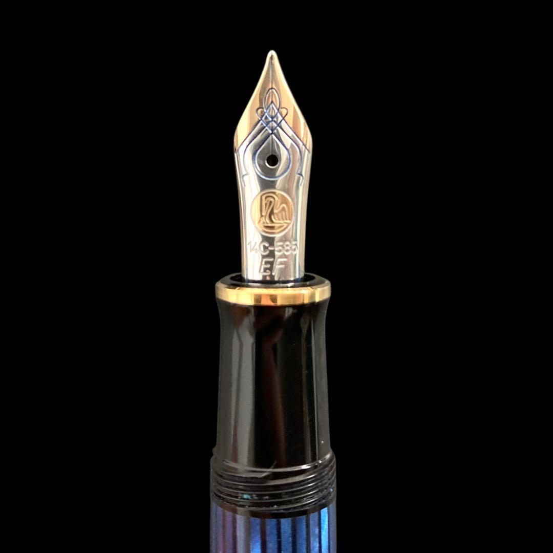 PELIKAN ペリカン スーべレーン M400 14C-585 EF 青縞