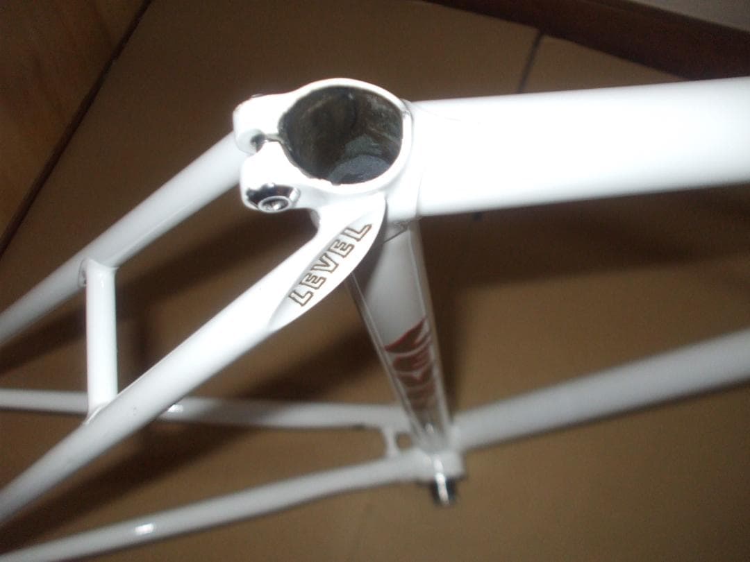LEVEL ピストフレーム　2020年製造　クロモリ　フレーム njs　競輪