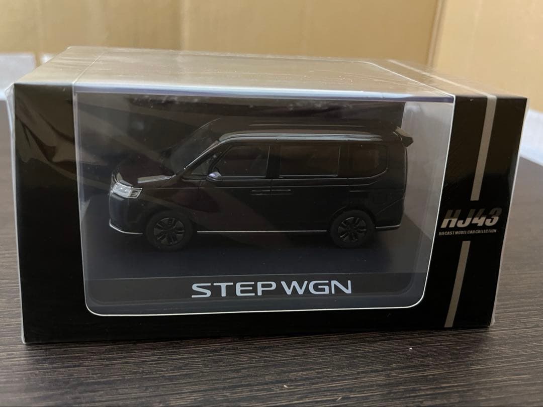 ステップワゴン　スパーダ　eHEV STEP WGN ミニカー ブラック