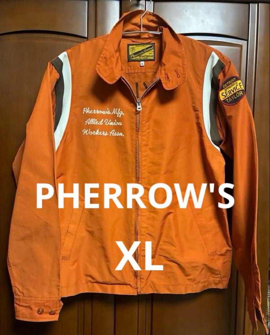 PHERROW'S フェローズ ナイロンジャケット レーシングジャケット XL