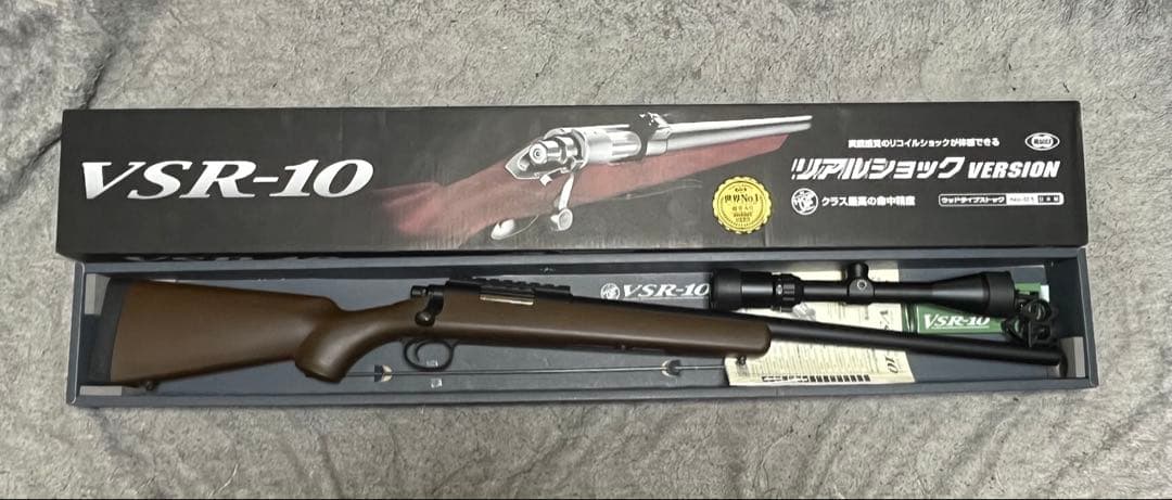 東京マルイ VSR-10 リアルショックバージョン マウント、スコープ付