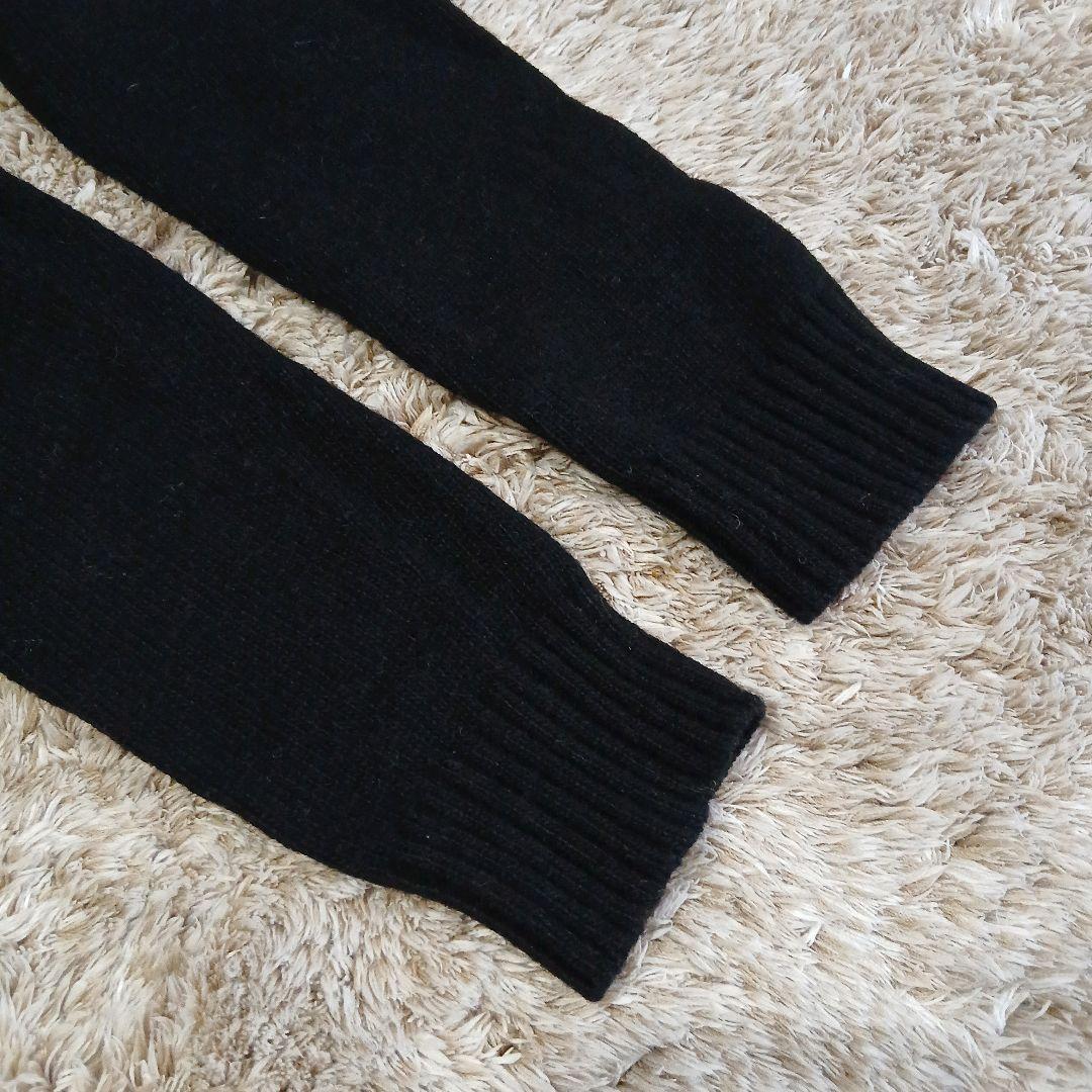 ブルーレーベルクレストブリッジ ウールモヘヤワンピース CBチェック ハイネック