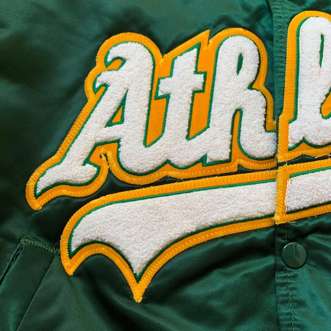 み*ほ様 Athletics アスレチックス スタジャン Lサイズ USA ヴィ