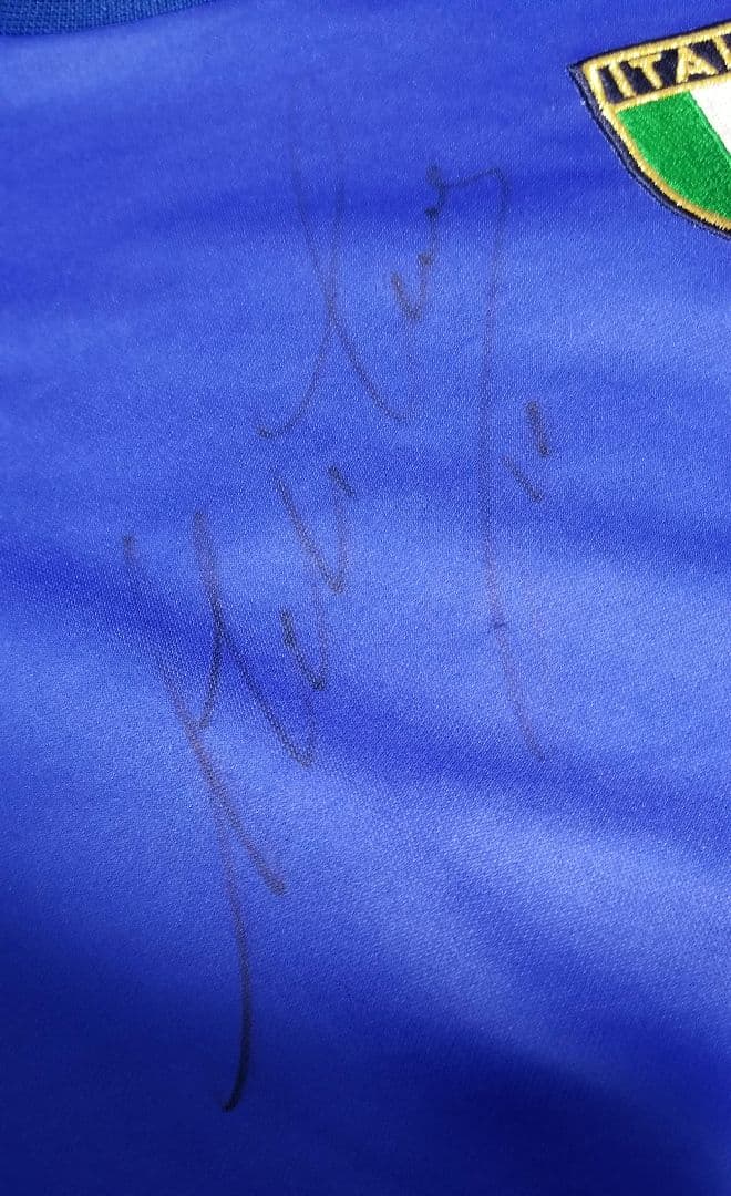 アレッサンドロ　デル　ピエロ　直筆サイン　サイン　イタリア代表　ユニ　2001