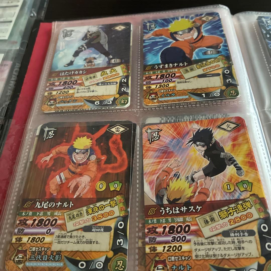 NARUTO ナルトメットカードバトル　カードケース付き　写真他カード13枚ほど