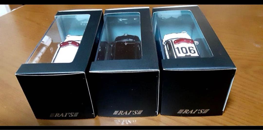 【パトカー3台セット】レイズ　エクストレイル　1/43