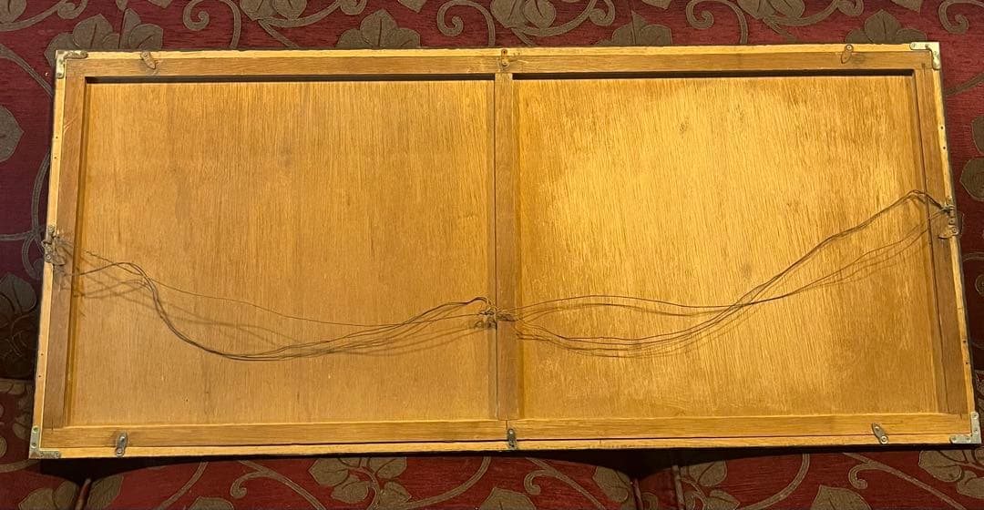 版画　国賓風神の図と国賓雷神の図　宗達筆 彫師　堀田治 摺師　品川勝夫