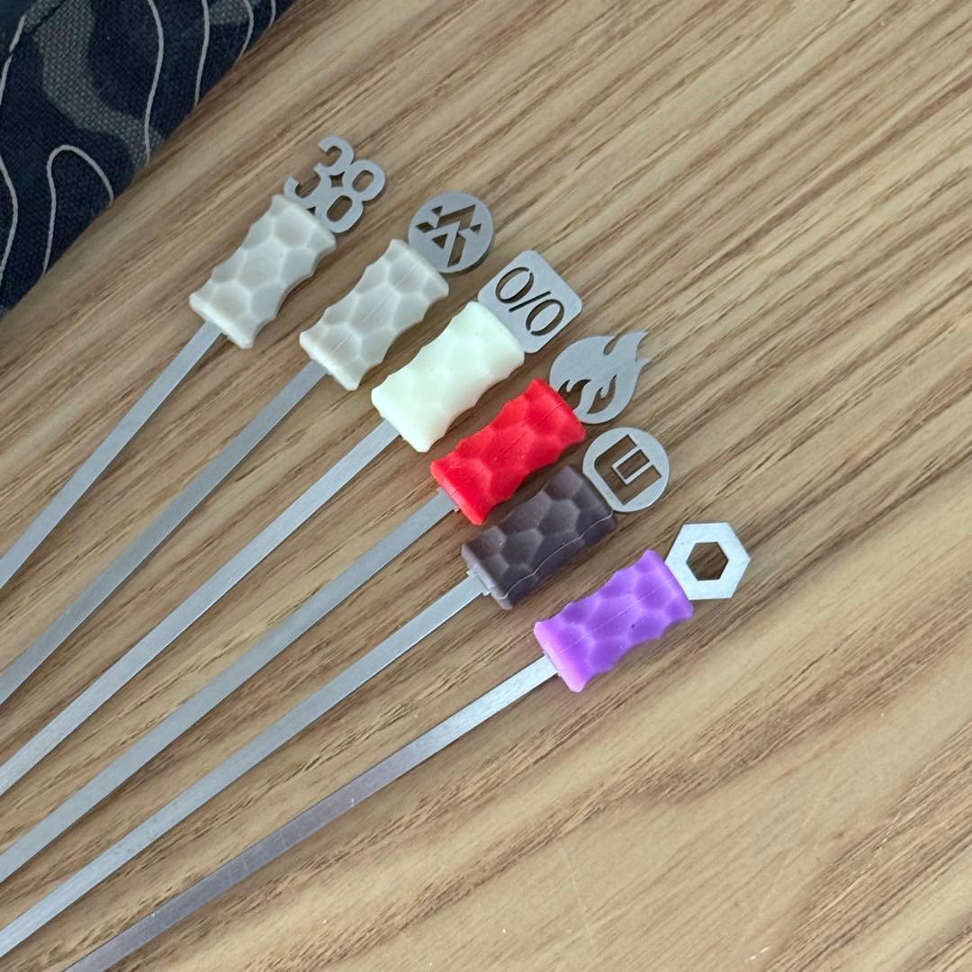 asimocrafts ステンレス串 6本 ケース付き