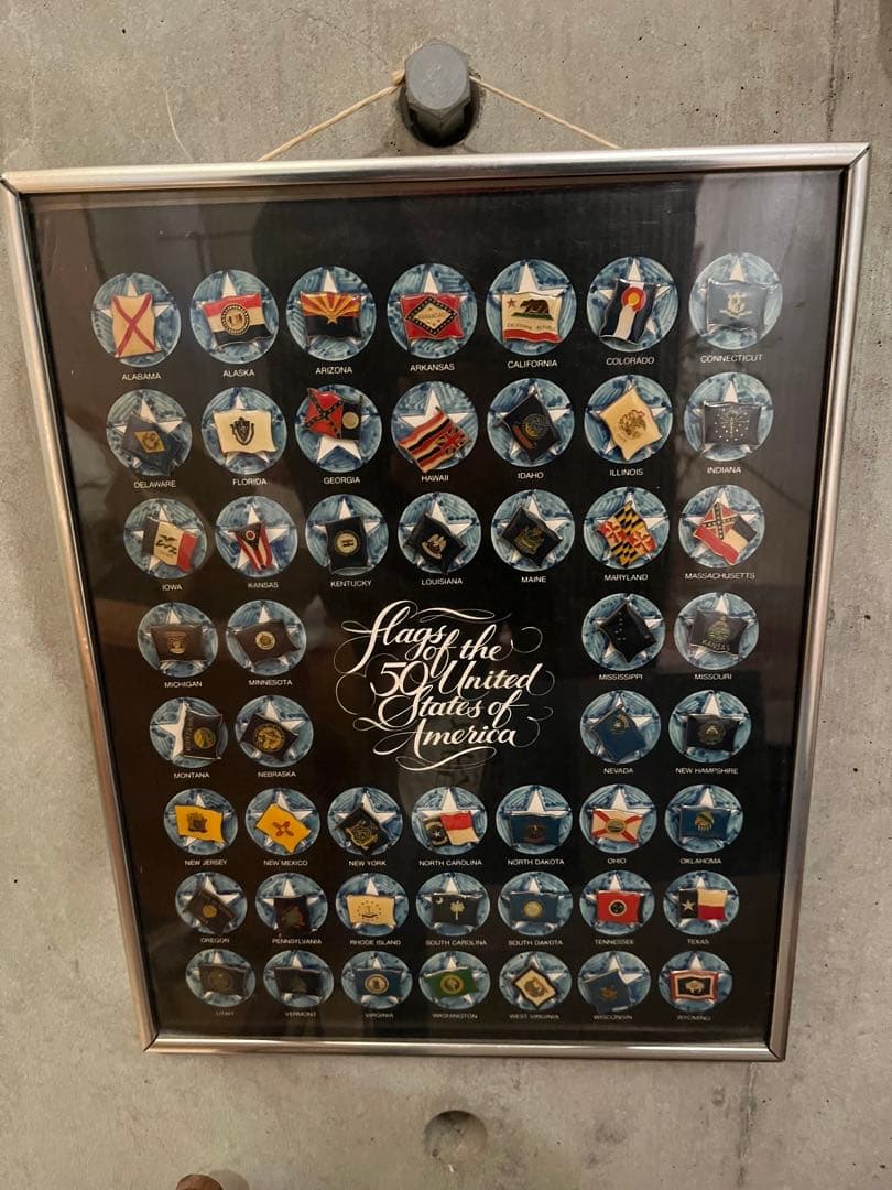アメリカ合衆国州旗ピンバッジコレクション
