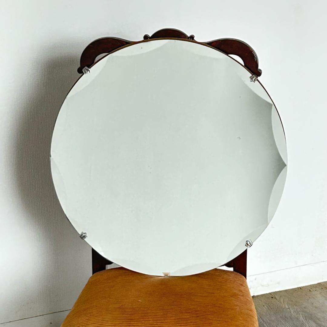 アンティーク 家具 ウォール ミラー イギリス 英国 鏡 ビンテージ 569A