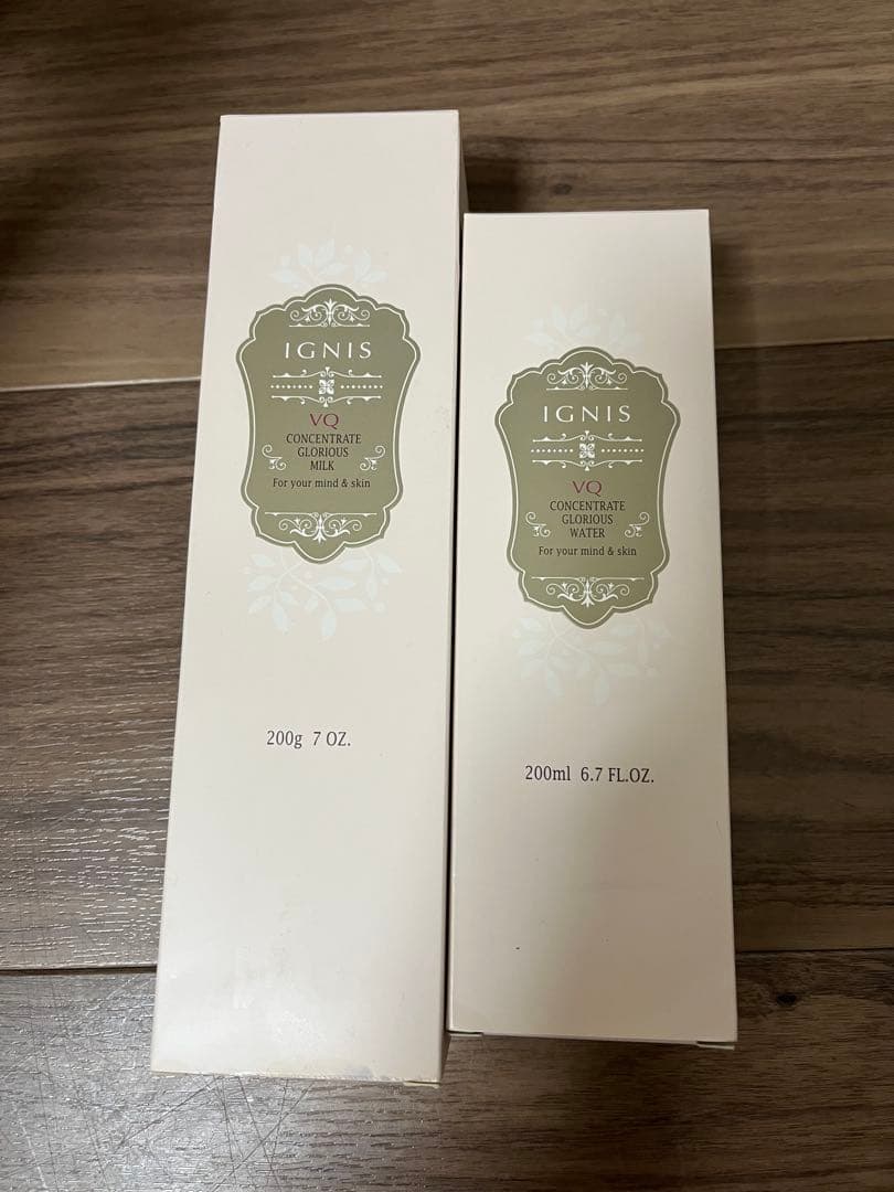 イグニス VQ コンセントレート グロリアス ウォーター EX &ミルク EX