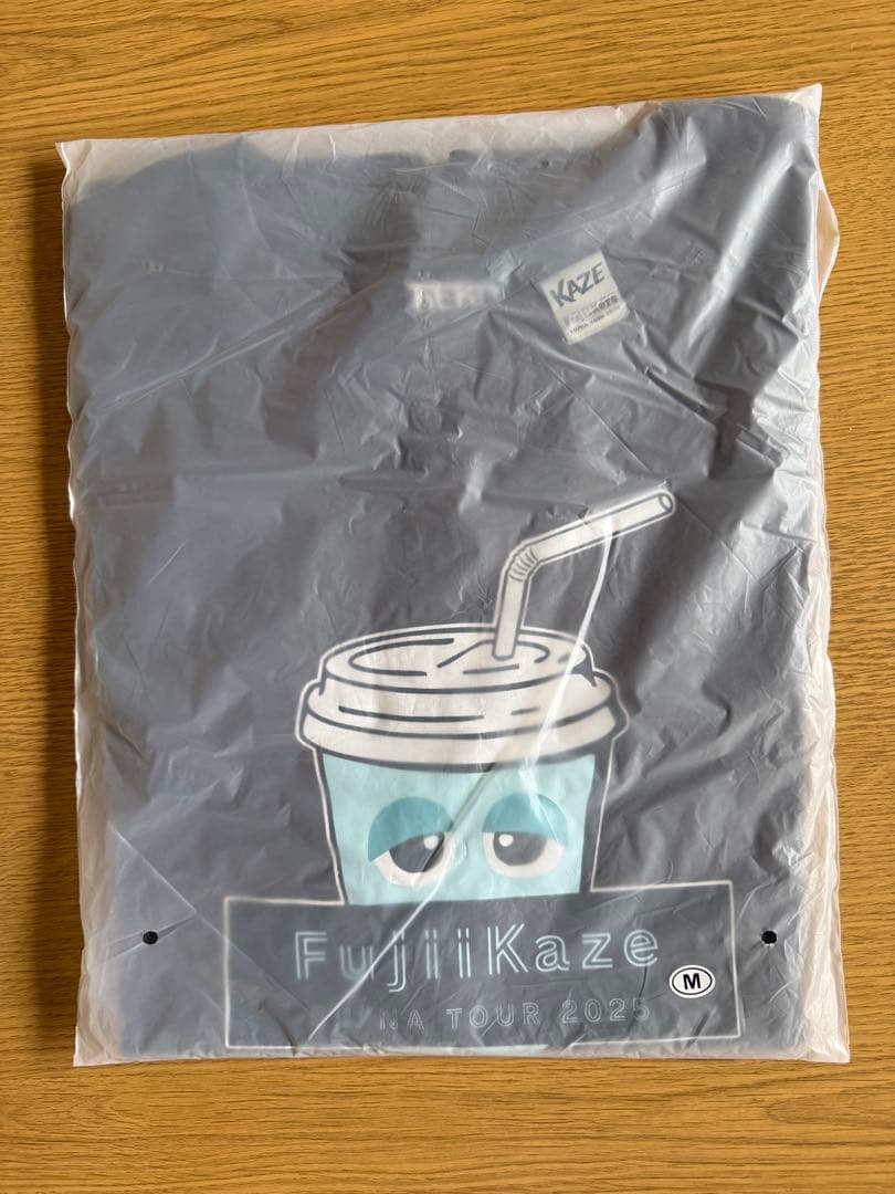 藤井風 ドリンク TシャツM チャコール EU / NA TOUR 2025